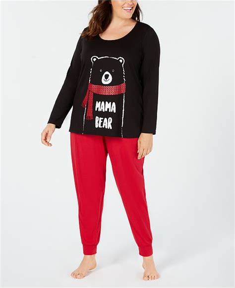 macy's plus size pajamas.